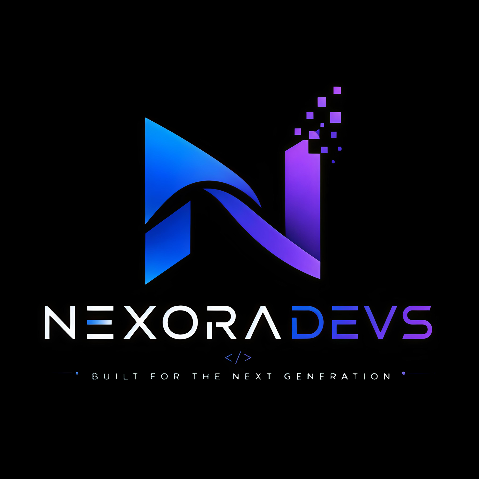 NexoraDevs logo — Built for the next generation